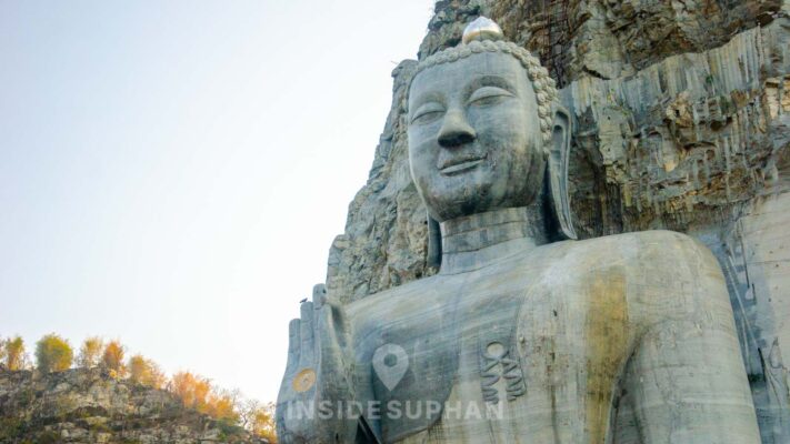 พระพุทธปุษยคีรี พุทธมณฑลประจำจังหวัดสุพรรณบุรี insidesuphan